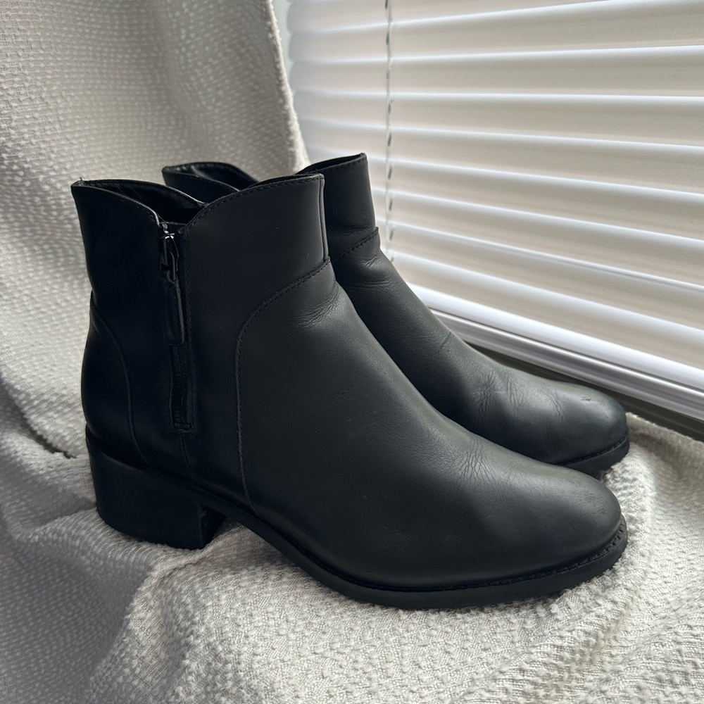 Cole Haan Black Leather Lyla Bootie